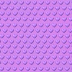 Purple 3D Inflated Tiny Puffy Hearts Background Pattern