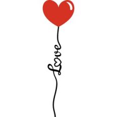 heart love balloon