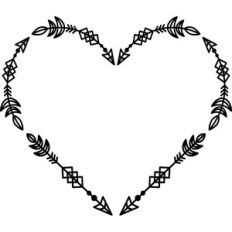 heart shaped arrows