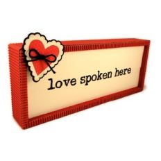 Frame Phrase Love Spoken Here