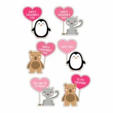 Valentine Animal Stickers