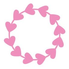 3-D Heart Wreath