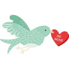 valentine bird