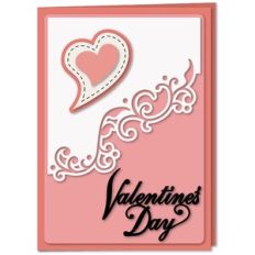 Card Flourish Diag Edge Valentine
