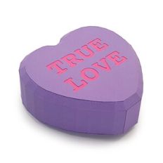 True Love Valentine Message Heart