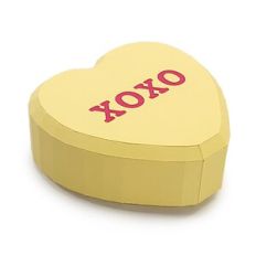 XOXO Valentine Message Heart