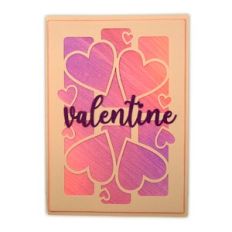 Card Hearts Windows Valentine A7