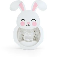 Lighted Shadowbox Decor Easter Bunny