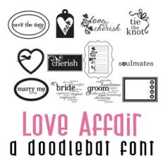 Love Affair Doodlebat Font