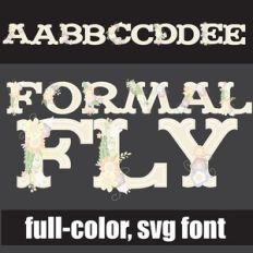 Formal Fly Color Font