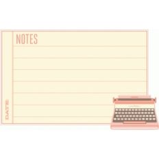 vintage typewriter note card