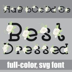 Best Dressed Color Font