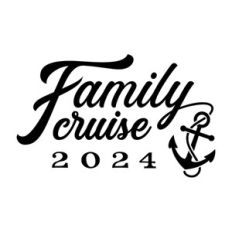 Family Cruise 2024 With Big Anchor