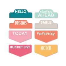 Adventures Ahead Tab Stickers