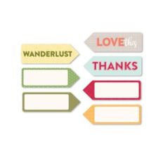 Wanderlust Label Stickers