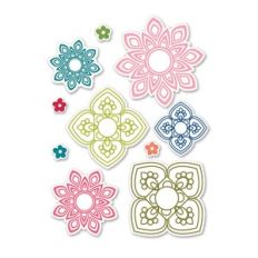 Boho Flower Mandala Stickers