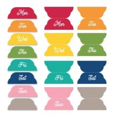 Weekly Tabs Script Planner Stickers
