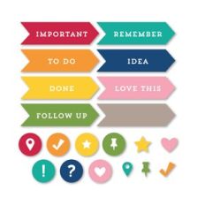 Task Labels Serif Planner Stickers