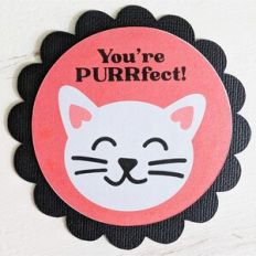 you're purrfect valentine