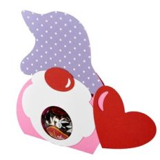 Valentine Gnome Tummy Candy Holder – with Hanger
