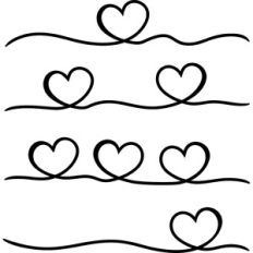 heart lines borders