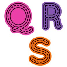 Tracing Alphabet Uppercase Letters Activity - Q-S