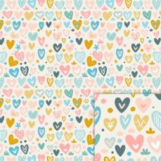 Playful Hearts pattern