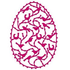 Birds in Branches Easter Egg