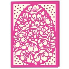 Blossoming Cherry Easter Egg Card