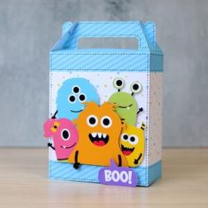 Box with handle Monster