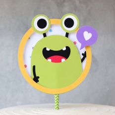 Cake topper Monster