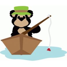 fishing bear
