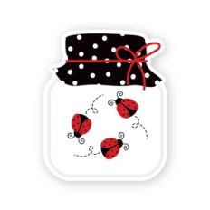 Ladybug In Jar