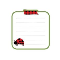 Ladybug Note