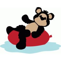 floating bear