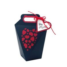 Hearts and More Hearts 6 Sided Cut Away Box