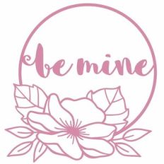 floral be mine wreath