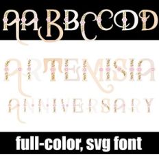 Artemisia Anniversary Color Font