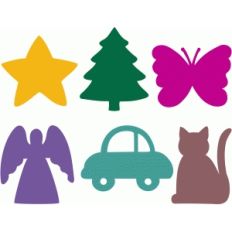mixed silhouette shapes