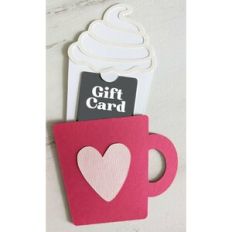 valentines mug gift card holder