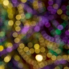 Mardi Gras Blurry Lights