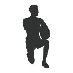 Kneeling Silhouette