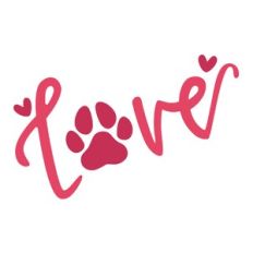 Love Paw Print