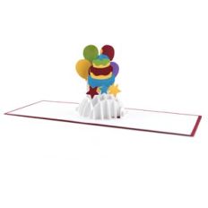 A2 Sliceform Pop Up Card Birthday Cake
