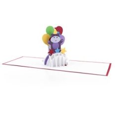 A2 Sliceform Pop Up Card Birthday Hippo