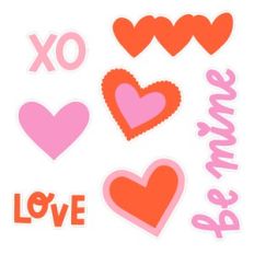 Heart Sticker Set