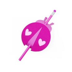 Love Bug Pencil Valentine