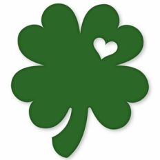 4 leaf clover w heart