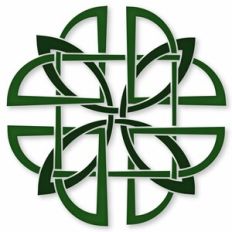 shield knot and leaves