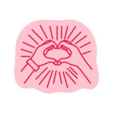 Hand Heart Sketch